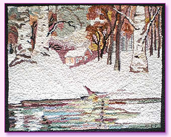 Georges Édouard Tremblay Hooked Rug